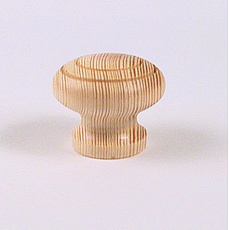 5 St�ck M�belkn�pfe in Kiefer d=45mm.Roh.