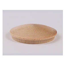 Holzkappen in Mahagoni 40mm Zapfen.Roh.