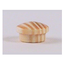 Holzkappen in Esche 12mm Zapfen.Roh.