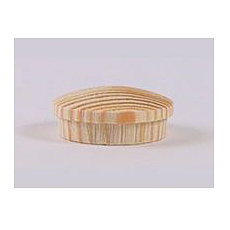 Holzkappen in Eiche 35mm Zapfen.Roh.