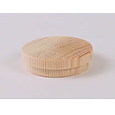 50 St�ck Holzkappen in Eiche 35mm Zapfen.Roh.