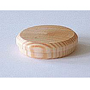 Holzkappen in Esche 30mm Zapfen.Roh.